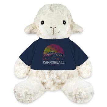 Muscle Car de Halftone Rallye Cannonball - Mouton en peluche Annika MiniFeet® - bleu marine - Devant