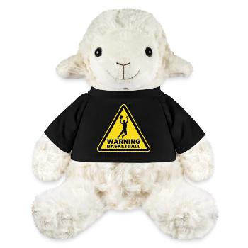 Warning Basketball Sportsman Warning Sign - MiniFeet® Sheep Annika - black - Front