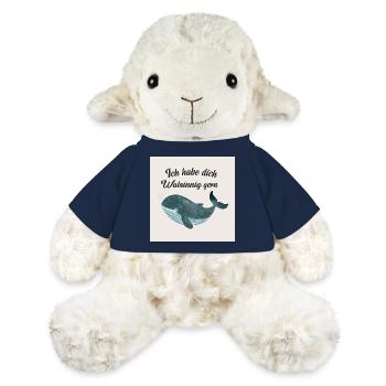 Not insane. Just different, normal. Whale - MiniFeet® Sheep Annika - french navy - Front