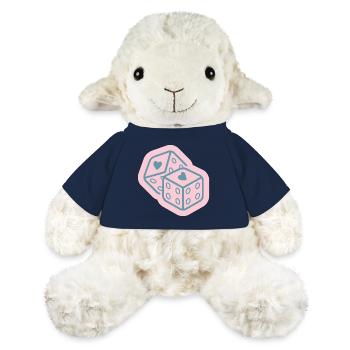 Heart Dice Design - MiniFeet® Sheep Annika - french navy - Front