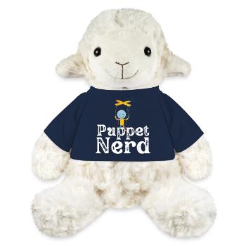 Marionnette de nerds marionnettes - Mouton en peluche Annika MiniFeet® - bleu marine - Devant