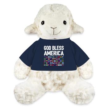 God Bless America Continent All Countries Heritage - MiniFeet® Sheep Annika - french navy - Front