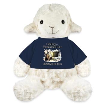 I Debug Therefore I Am: Pro Bug Hunter - dark BG - MiniFeet® Sheep Annika - french navy - Front