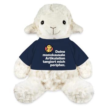 DEINE MONOKAUSALE ARTICULATION, DUMM SARKASMUS - MiniFeet® Schaf Annika - French Navy - Vorne