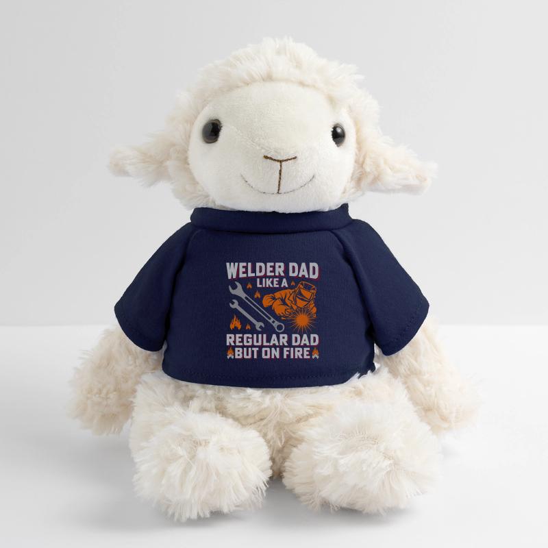 Conception de puissance de feu du Père Soudeur Mouton en peluche Annika MiniFeet®