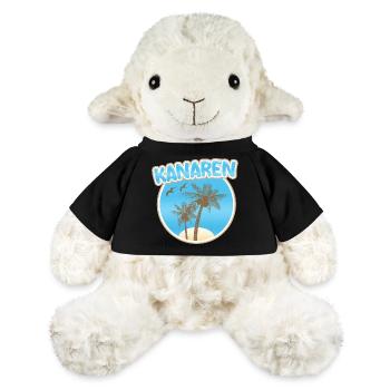 Logo de Palm Beach des îles Canaries - Mouton en peluche Annika MiniFeet® - noir - Devant