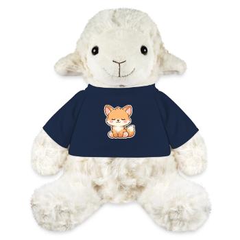 Sweet baby Fox sleeping Kawaii style - MiniFeet® Sheep Annika - french navy - Front