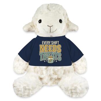 Technicien en chenil, assistant en chenil, soins aux animaux - Mouton en peluche Annika MiniFeet® - bleu marine - Devant