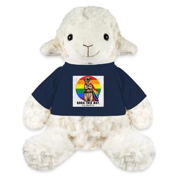 Born This Way Funny LGBTQ Pride Design - MiniFeet® Sheep Annika - french navy - Front