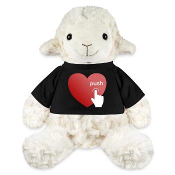 Poussez mon cœur - Mouton en peluche Annika MiniFeet® - noir - Devant