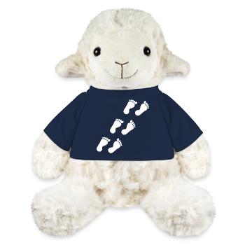 Fuß Füße Fußpflege Podologie Geschenk Geschenkidee - MiniFeet® Schaf Annika - French Navy - Vorne