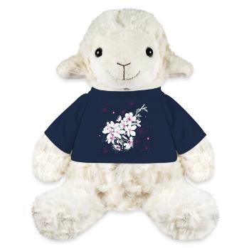Cherry Blossom Sakura Spring - MiniFeet® Sheep Annika - french navy - Front