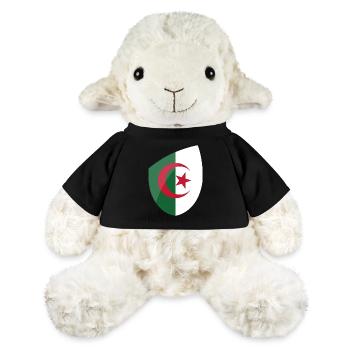 Drapeau Algérie - Mouton en peluche Annika MiniFeet® - noir - Devant