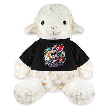 Lapin - Mouton en peluche Annika MiniFeet® - noir - Devant