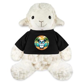 Panda Lustige Cartoon Sommer Strand Sonnenbrille Cool - MiniFeet® Schaf Annika - Schwarz - Vorne