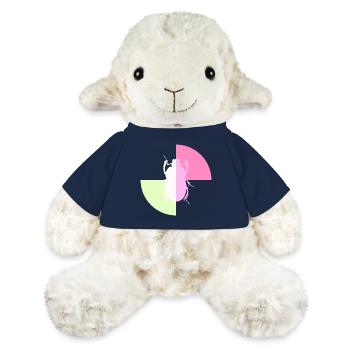 Duo White Pastel Pink - MiniFeet® Sheep Annika - french navy - Front