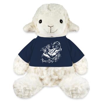 Racing Racer Helmet Car Raceday Symbol Logo - MiniFeet® Sheep Annika - french navy - Front