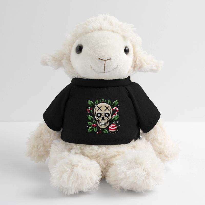 Crâne festif avec des éléments de Noël Mouton en peluche Annika MiniFeet®