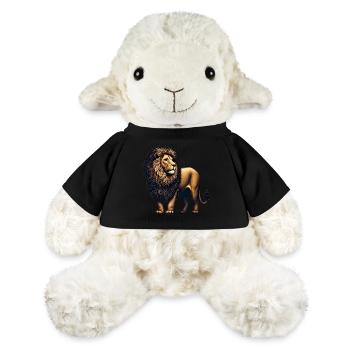 Conception vectorielle de lion majestueux - Mouton en peluche Annika MiniFeet® - noir - Devant