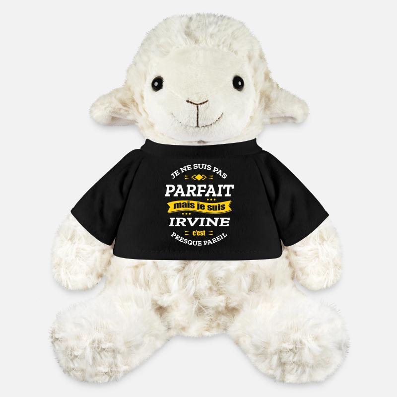 IRVINE PARFAIT - PRENOM IRVINE - Mouton en peluche Annika MiniFeet® - noir