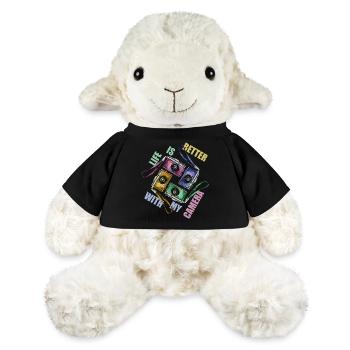Life is better with my camera - MiniFeet® Schaf Annika - Schwarz - Vorne