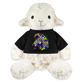 Zebra - MiniFeet® Sheep Annika - black - Front