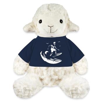 Surfing Zeichnung - MiniFeet® Schaf Annika - French Navy - Vorne