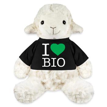 J’adore le bio - Mouton en peluche Annika MiniFeet® - noir - Devant