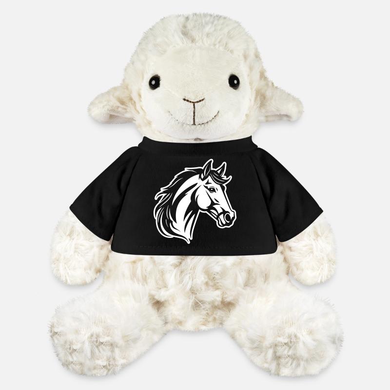 Pferd Kopf - MiniFeet® Schaf Annika - Schwarz