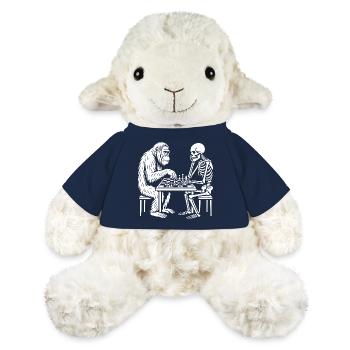 Primaten-gegen-Skelett-Schachduell - MiniFeet® Schaf Annika - French Navy - Vorne