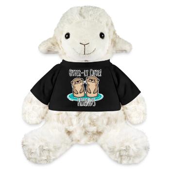 Otterly Cute! Lustiges Freundschafts-Teil für BFF - MiniFeet® Schaf Annika - Schwarz - Vorne