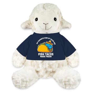 Mon type de tacos préféré est celui du fish tacos - Mouton en peluche Annika MiniFeet® - bleu marine - Devant