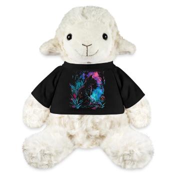 Chat de la Nuit dans les Jardins Néon - Mouton en peluche Annika MiniFeet® - noir - Devant