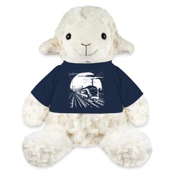 Railway Drawing - MiniFeet® Sheep Annika - french navy - Front