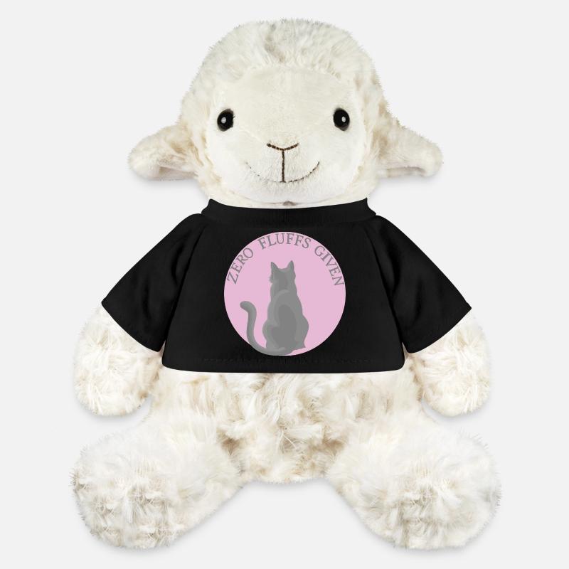 Chat avec de l’attitude - Mouton en peluche Annika MiniFeet® - noir