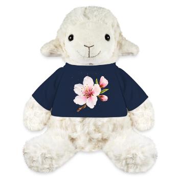Almond Blossom Pink Spring Flower - MiniFeet® Sheep Annika - french navy - Front