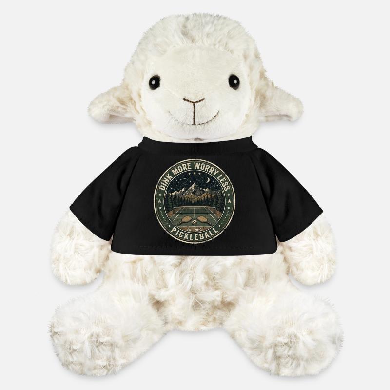 C’était drôle, c’était sorti ? Ramete de pickleball rétro - Mouton en peluche Annika MiniFeet® - noir