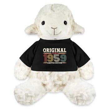 Original Juin 1959 Millésime 1959 Anniversaire 1959 - Mouton en peluche Annika MiniFeet® - noir - Devant