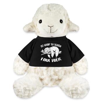 Süßes schläfriges Faultier - MiniFeet® Schaf Annika - Schwarz - Vorne