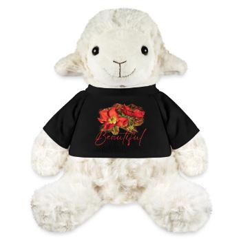 Fleurs Beautiful Déméter - Mouton en peluche Annika MiniFeet® - noir - Devant
