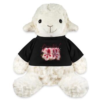 Fleurs Beautiful Aura - Mouton en peluche Annika MiniFeet® - noir - Devant