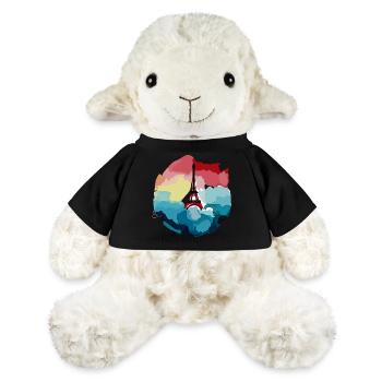 Eiffel Tower Aquarell - MiniFeet® Sheep Annika - black - Front
