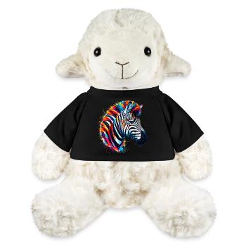 Zèbre - Mouton en peluche Annika MiniFeet® - noir - Devant