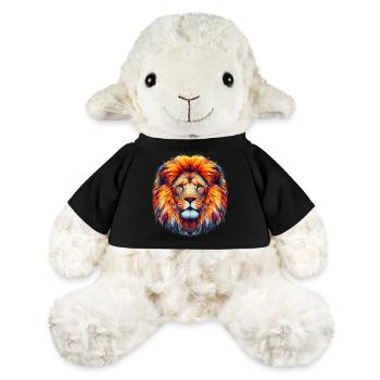 Lion - Mouton en peluche Annika MiniFeet® - noir - Devant