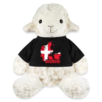 Danish pride, flag of Denmark - MiniFeet® Sheep Annika - black - Front