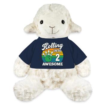 Rouler en 2 avec une boule de bowling - Mouton en peluche Annika MiniFeet® - bleu marine - Devant