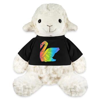 Regenbogen-Schwan - MiniFeet® Schaf Annika - Schwarz - Vorne