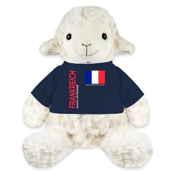 Saint-Étienne - Mouton en peluche Annika MiniFeet® - bleu marine - Devant