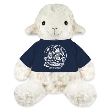 Bébé astronaute et fusée - Mouton en peluche Annika MiniFeet® - bleu marine - Devant