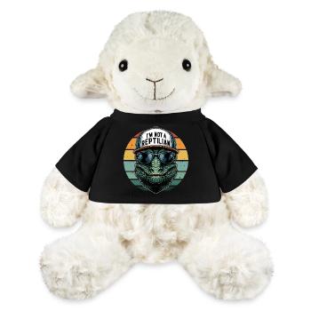Je ne suis pas un OVNI drôle de Reptilien - Mouton en peluche Annika MiniFeet® - noir - Devant